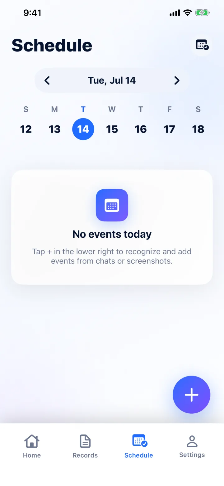 Review the result and save it to Apple Calendar