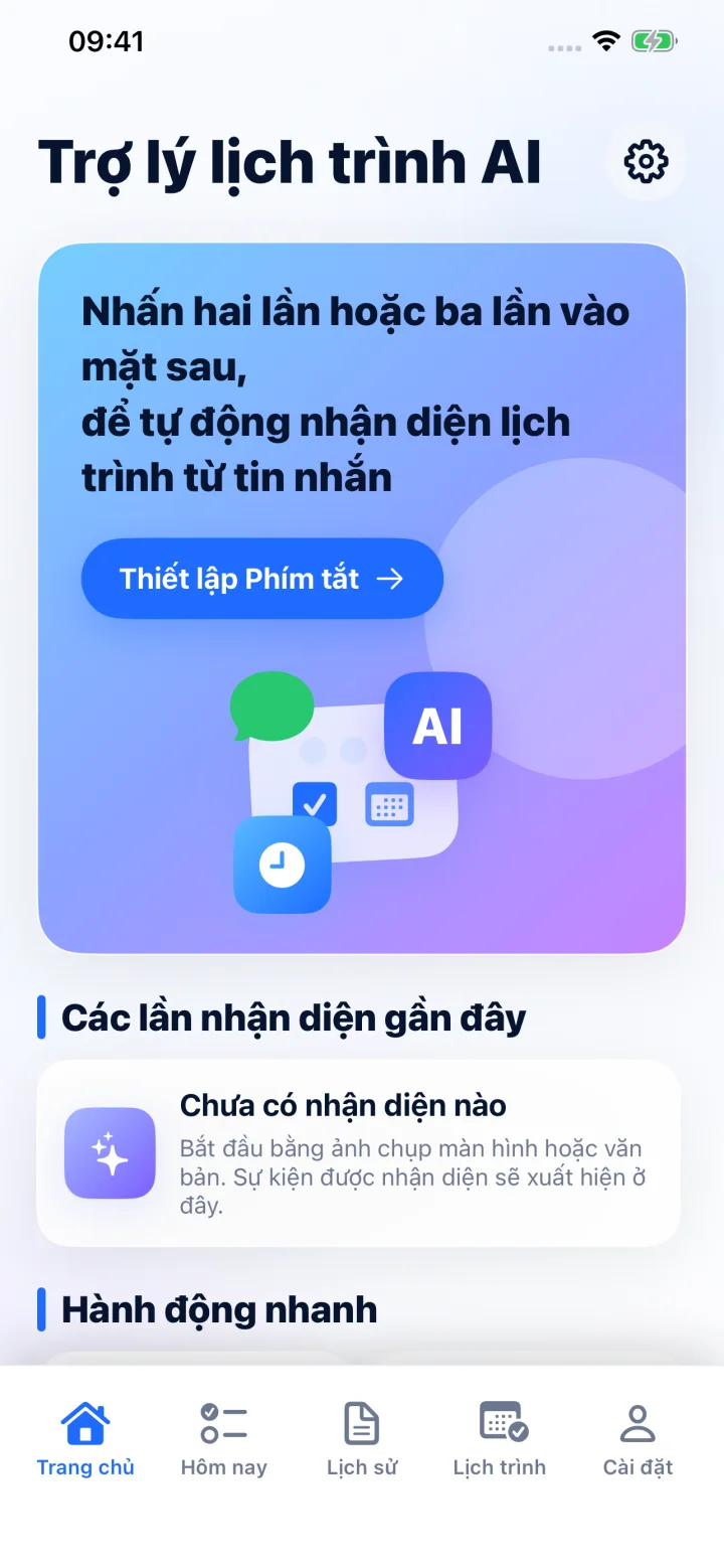 Bắt đầu từ ảnh chụp màn hình, văn bản hoặc ứng dụng khác