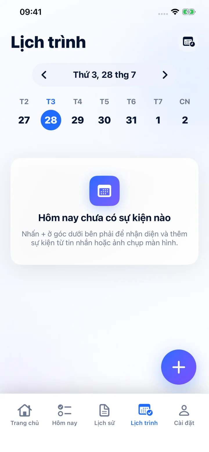Xem lại kết quả và lưu vào Apple Calendar